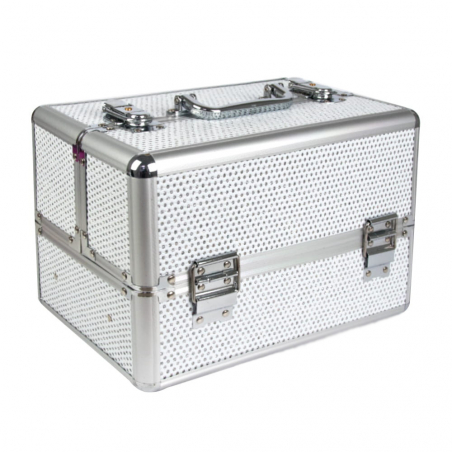 Kosmetikväska / sminkväska 7038-2 i aluminium