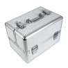 Kosmetikväska / sminkväska 7038-2 i aluminium