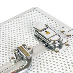 Kosmetikväska / sminkväska 7038-2 i aluminium