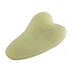 Gua Sha sten Jade för ansiktsmassage