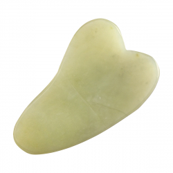 Gua Sha sten Jade för ansiktsmassage