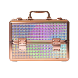 Kosmetikväska / sminkväska ROSE GOLD K105-7H i aluminium