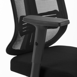 Arbetsstol / kundstol QS-16A svart