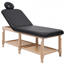Massagebänk / behandlingssäng VIDA svart
