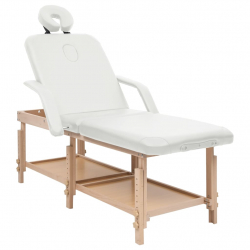 Massagebänk / behandlingssäng VIDA vit