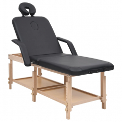 Massagebänk / behandlingssäng VIDA svart