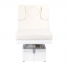 Elektrisk massagebänk / behandlingsbänk SPA AZZURRO 815B vit, 2-motor, belysning