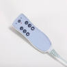 Elektrisk massagebänk / behandlingsbänk SPA AZZURRO 815B vit, 2-motor, belysning