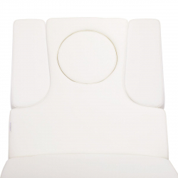 Elektrisk massagebänk / behandlingsbänk SPA AZZURRO 815B vit, 2-motor, belysning