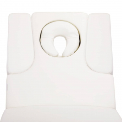Elektrisk massagebänk / behandlingsbänk SPA AZZURRO 815B vit, 2-motor, belysning