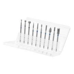 Diamant slipbits set 10st för elektrisk nagelfil / fotfil