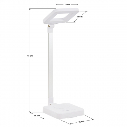 Arbetslampa / bordslampa ELEGANTE LED SQUARE 804
