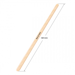 Träspatel 140x6, 100st