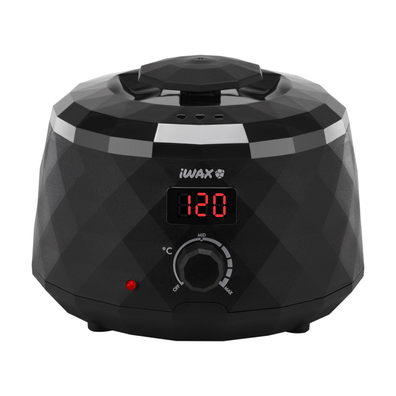 Paraffinbad / vaxvärmare iWAX DIAMOND TECH 100W 400ml svart Paraffinbad / vaxvärmare iWAX DIAMOND TECH 100W 400ml svart
