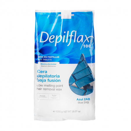 Hårdvax för hårborttagning utan remsor DEPILFLAX Azulen 1kg