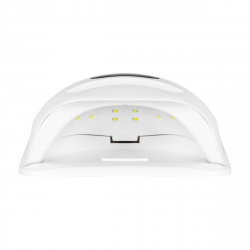 LED / UV nagellampa Glow S1 168W vit / silver