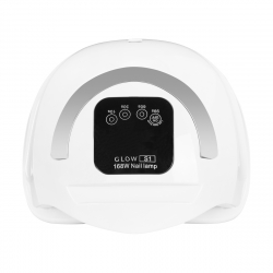 LED / UV nagellampa Glow S1 168W vit / silver