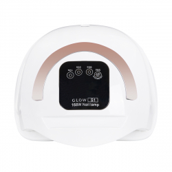 LED / UV nagellampa Glow S1 168W vit / guld