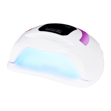 LED / UV nagellampa Glow S1 168W rosa