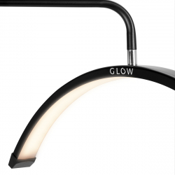 Arbetslampa / behandlingslampa GLOW MX6 Half Moon för ögonfransar svart