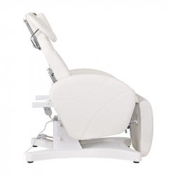 Behandlingsstol IVETTE EYELASH vit, 1-motor (ögonfransar / ögonbryn)