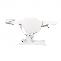 Behandlingsstol IVETTE EYELASH vit, 1-motor (ögonfransar / ögonbryn)