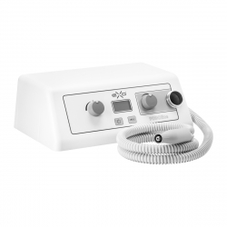 4-i-1 fotvård set med rullvagn + slipmaskin EXO + sterilisator + lampa