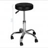 Arbetspall / arbetsstol AM-310 svart