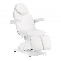 Elektrisk fotvårdsstol / behandlingsbänk SILLON BASIC PEDI 3-motor vit