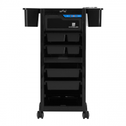 Frisörvagn GABBIANO 68UV svart med UV sterilisator