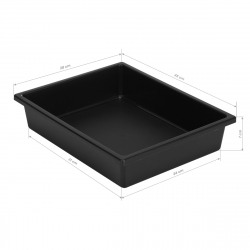 Frisörvagn GABBIANO 68UV svart med UV sterilisator