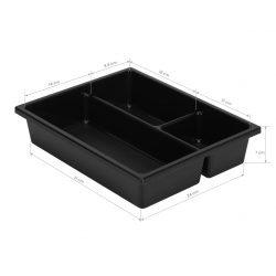 Frisörvagn GABBIANO 68UV svart med UV sterilisator