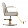 Frisörstol GABBIANO ACRI guld / beige