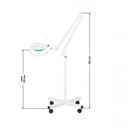 Förstoringslampa / arbetslampa S4 LED 12W vit med stativ