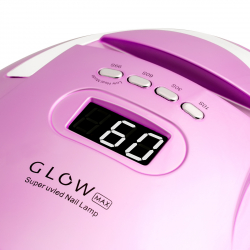 LED / UV nagellampa GLOW F2 RP 220W rosa