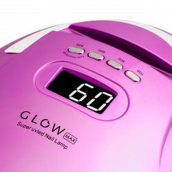 LED / UV nagellampa GLOW F2 RN 220W rosa / blå