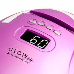 LED / UV nagellampa GLOW F2 RC 220W rosa