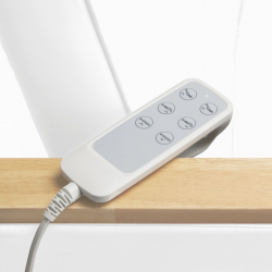 Elektrisk behandlingssäng vit SILLON LUX 3-motor