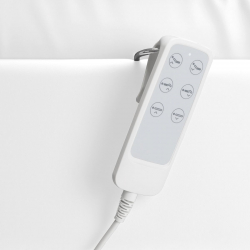 Elektrisk behandlingssäng vit SILLON LUX 3-motor