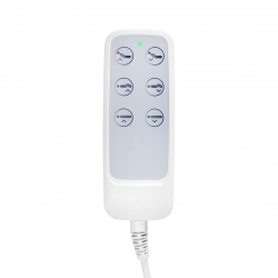 Elektrisk behandlingssäng vit SILLON LUX 3-motor
