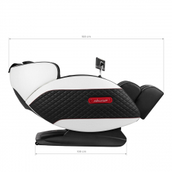 Massagefåtölj SAKURA STANDARD 801 svart / vit / röd