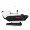 Massagefåtölj SAKURA STANDARD 801 svart / vit / röd