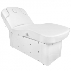 Elektrisk behandlingsbänk / massagesäng AZZURRO SPA KRYSTAL 370-3 vit, 4-motor