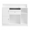 Receptionsdisk / kassadisk GABBIANO G26S vit / silver