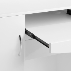 Receptionsdisk / kassadisk GABBIANO G26S vit / silver