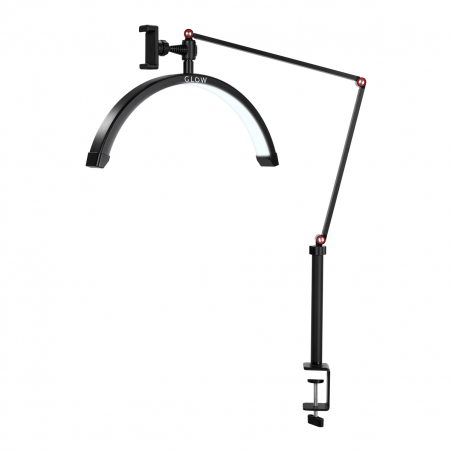Arbetslampa / bordslampa Glow MX3 / Half Moon svart