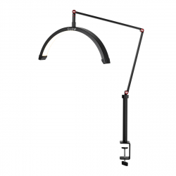Arbetslampa / bordslampa Glow MX3 / Half Moon svart