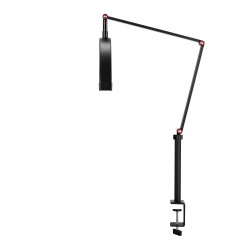 Arbetslampa / bordslampa Glow MX3 / Half Moon svart