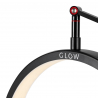 Arbetslampa / bordslampa Glow MX3 / Half Moon svart