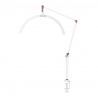 Arbetslampa / bordslampa Glow MX3 Half Moon vit